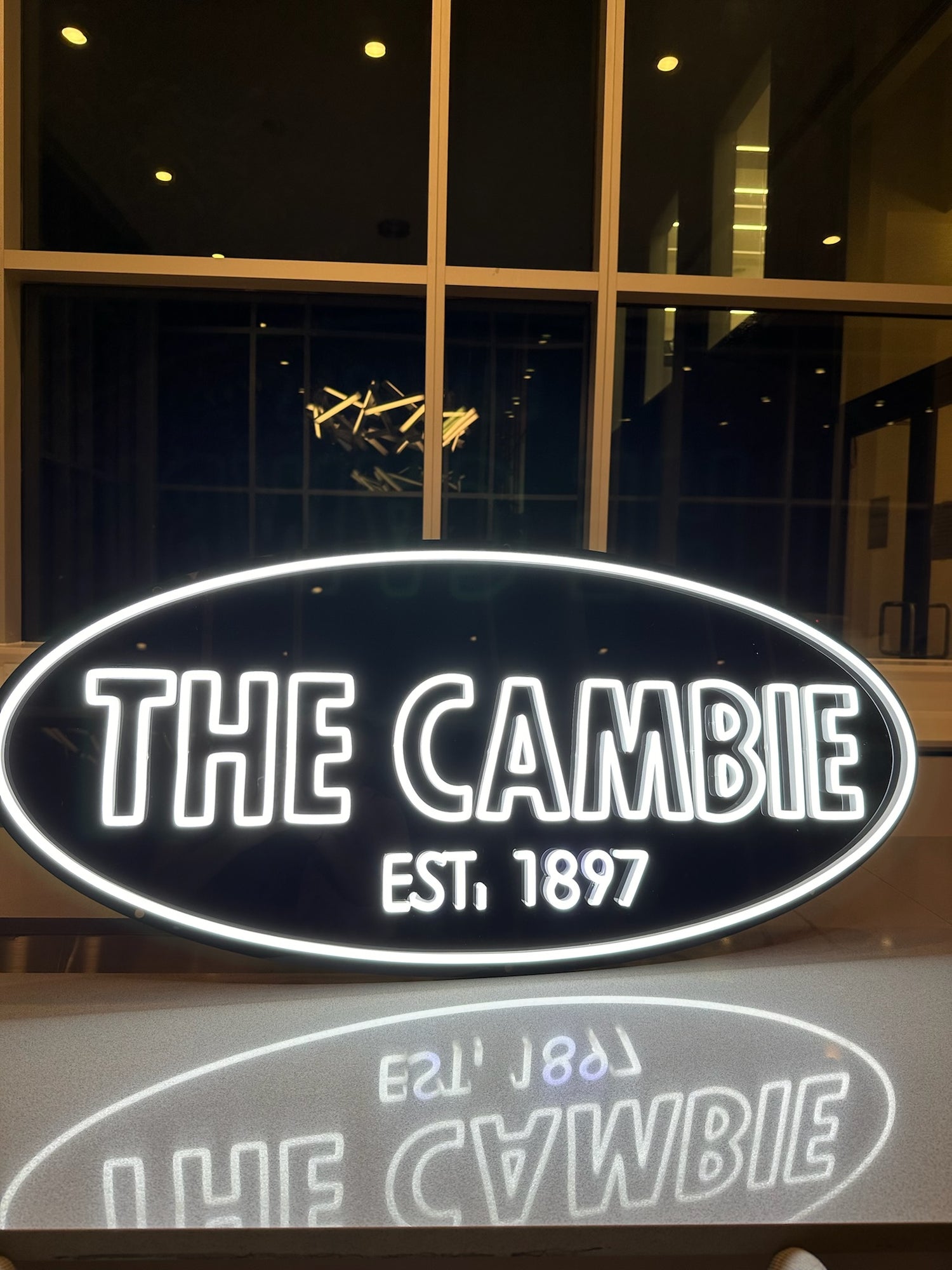 Bar neon sign