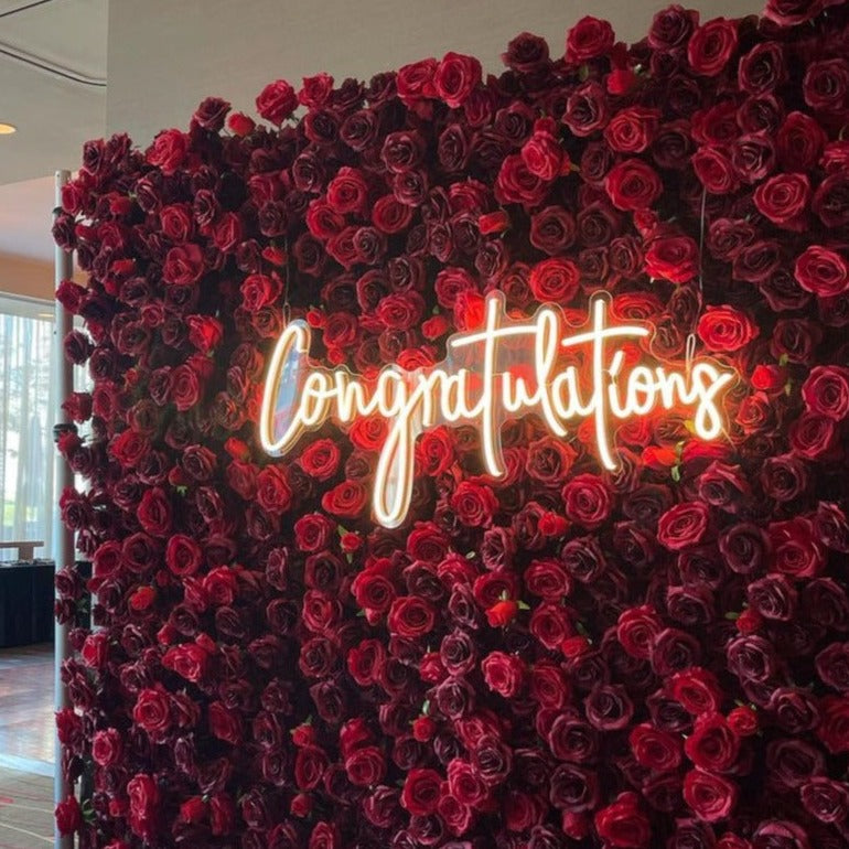 CONGRATULATIONS — LED NEON SIGN