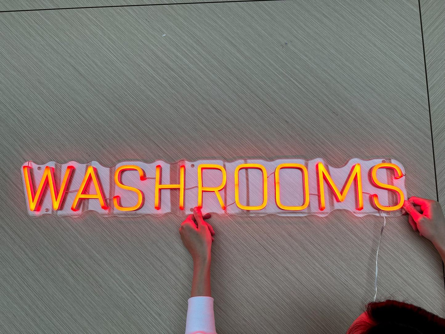 WASHROOM SIGN — LED NEON SIGN