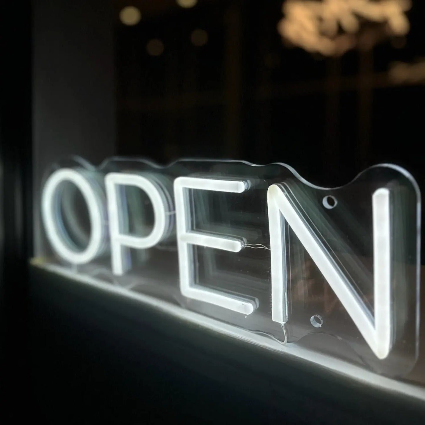 MODERN OPEN SIGN — LED NEON SIGN Nightglow Studio