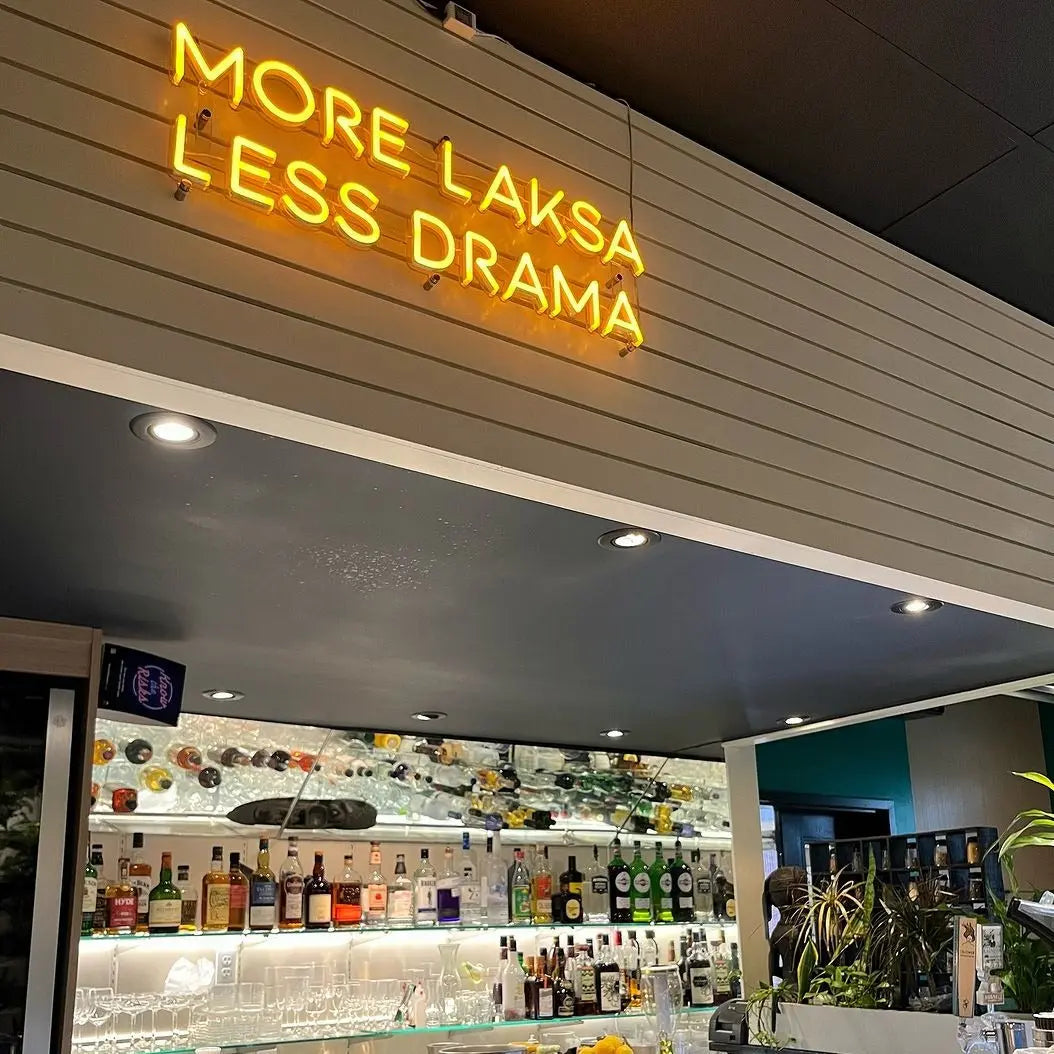 MORE LASKA LESS DRAMA — LED NEON SIGN Nightglow Studio