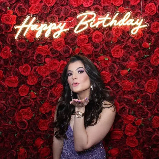neon birthday sign