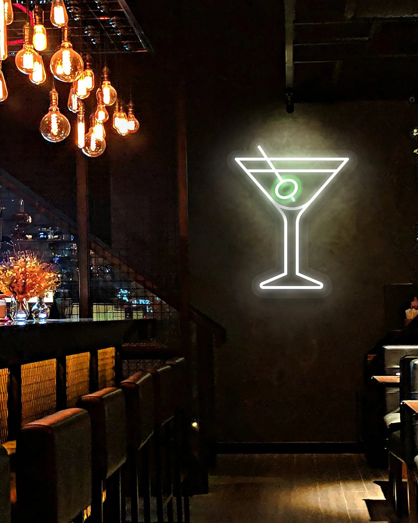 MARTINI GLASS NEON SIGN — LED NEON SIGN Nightglow Studio