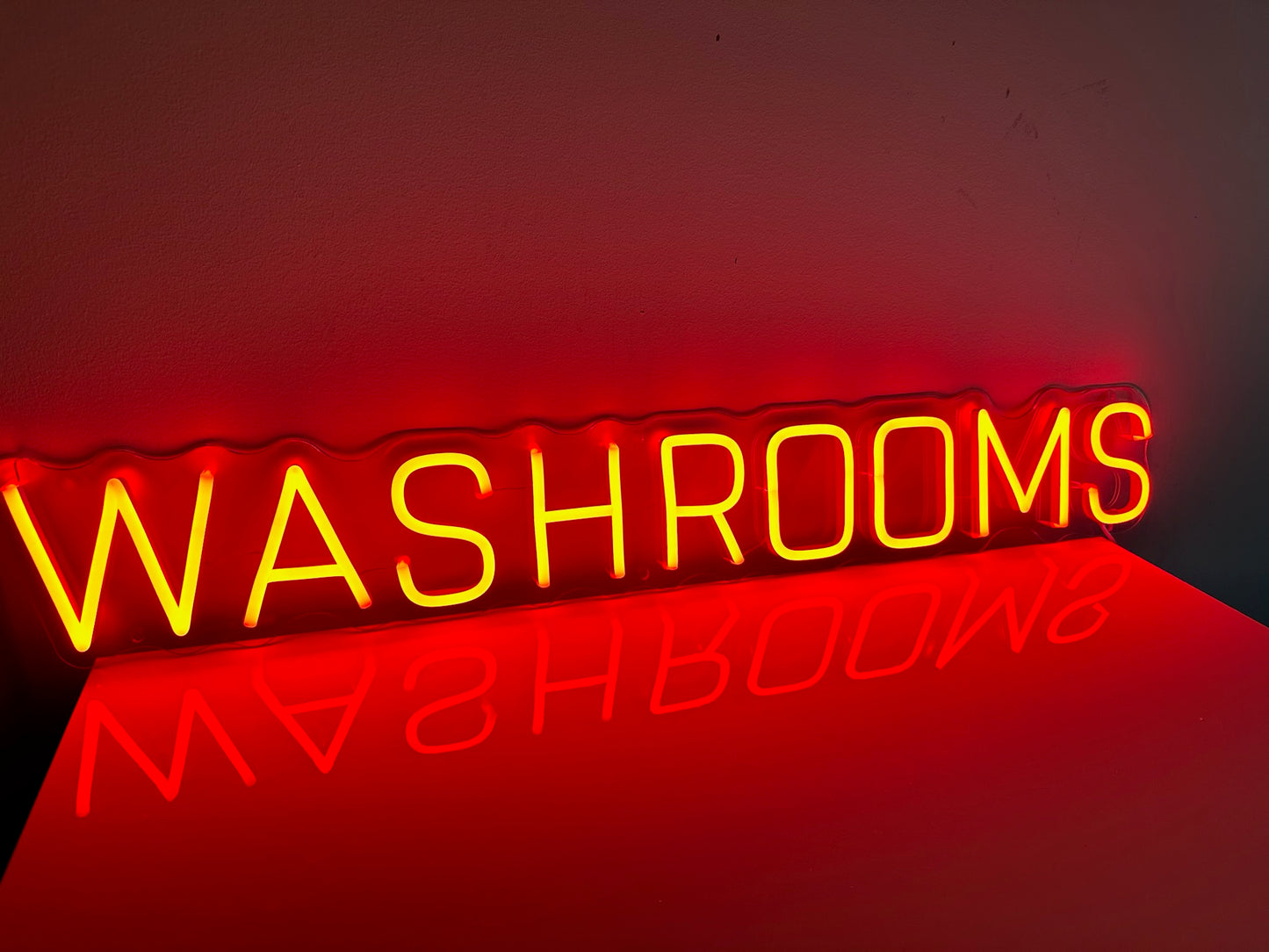 WASHROOM SIGN — LED NEON SIGN