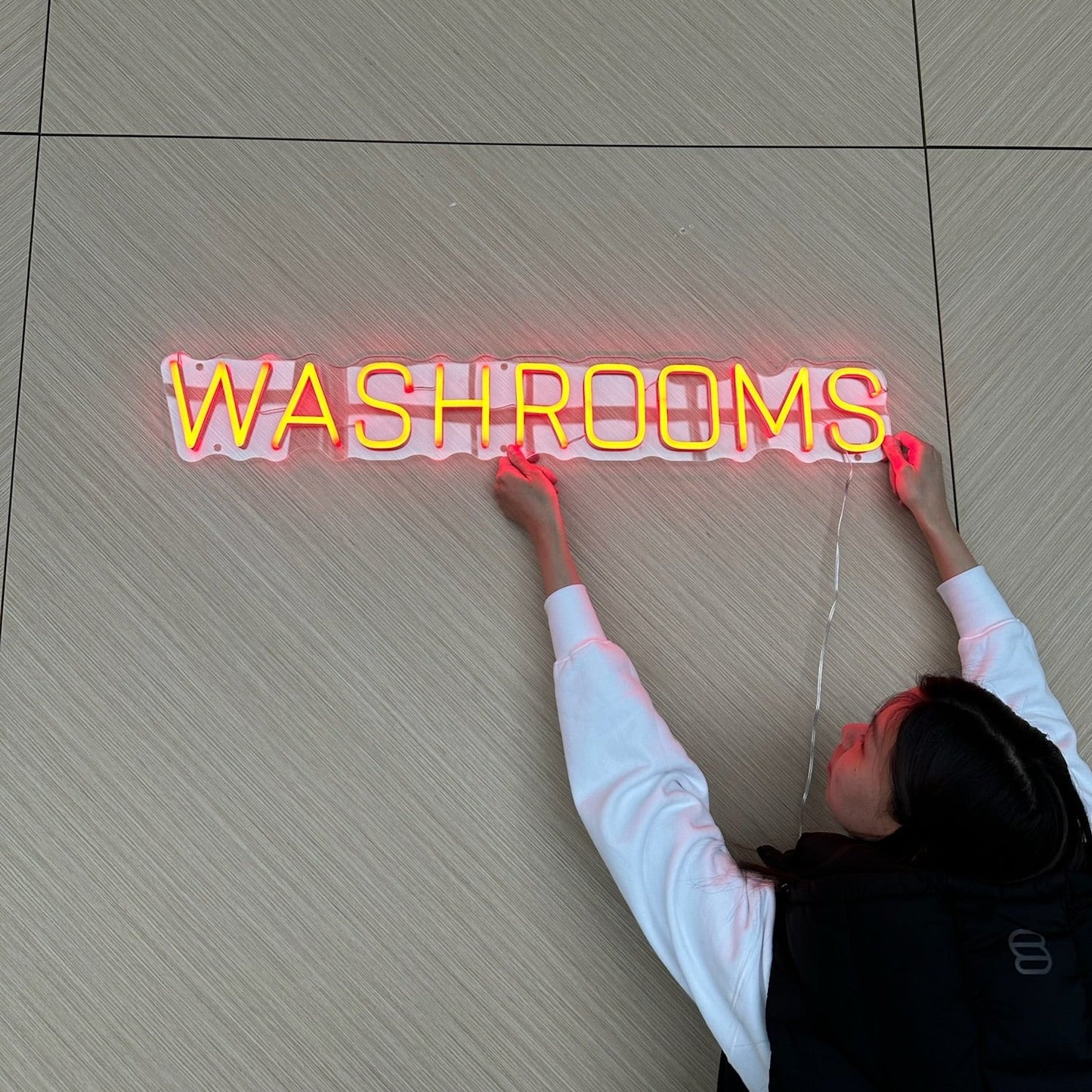 WASHROOM SIGN — LED NEON SIGN