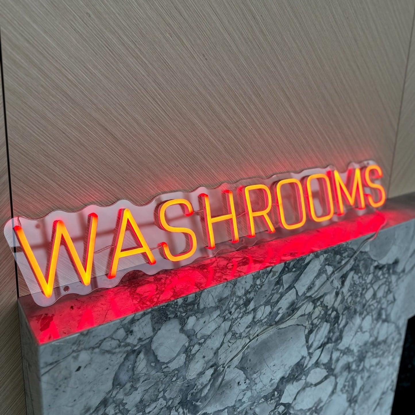 WASHROOM SIGN — LED NEON SIGN