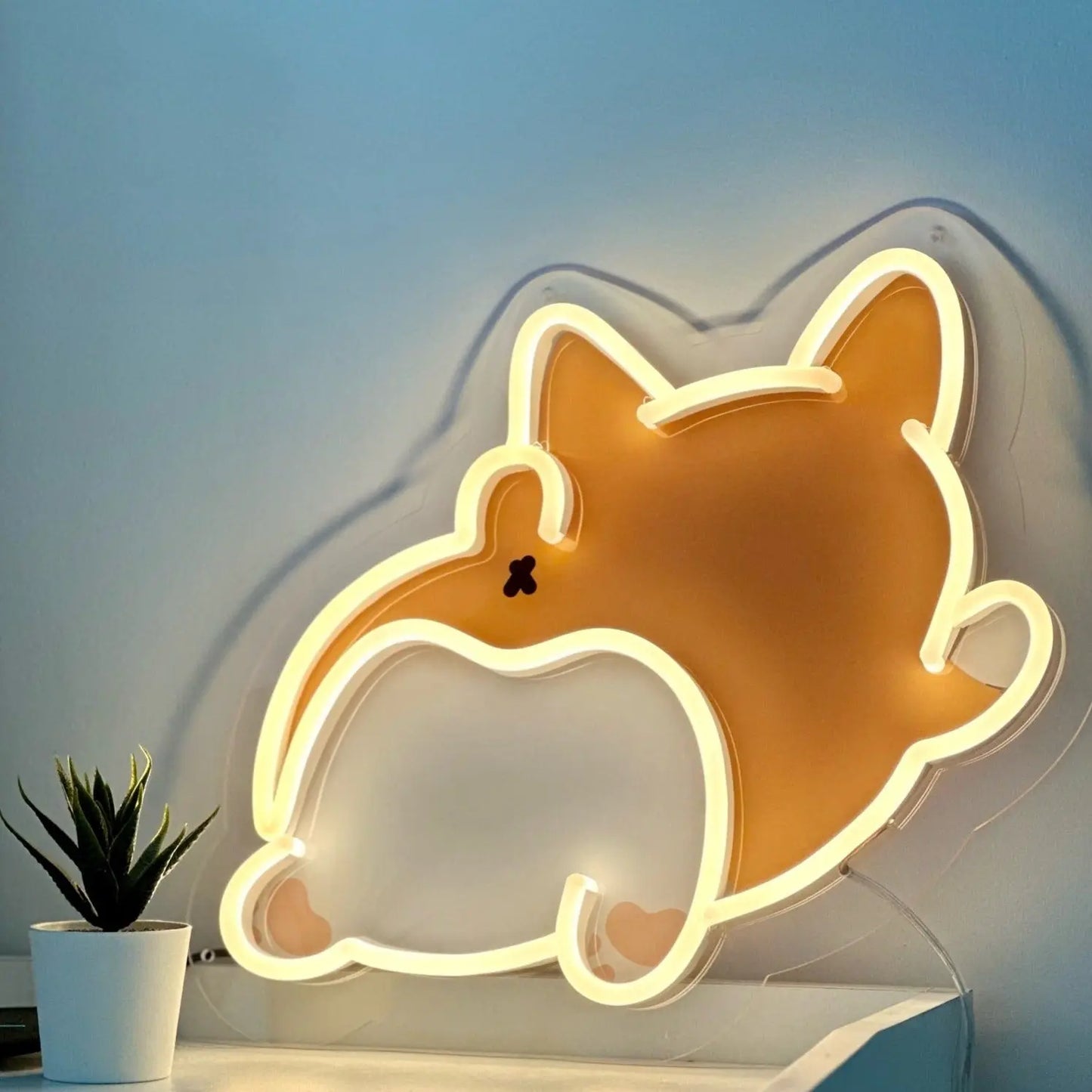 LITTLE CORGO ORIGINAL— LED NEON SIGN Little Corgo X Nightglow Studio