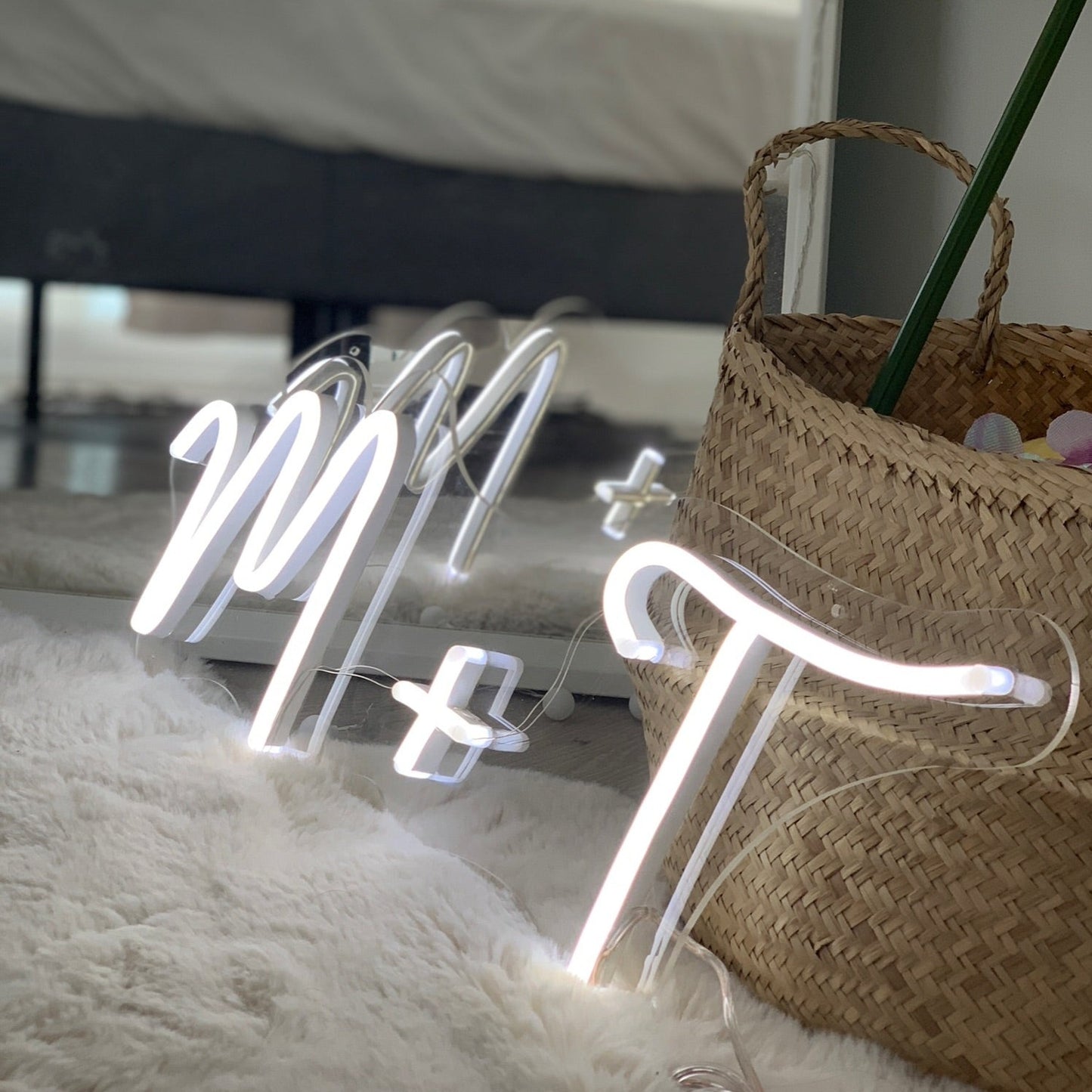 INITIALS NEON SIGN — LED NEON SIGN