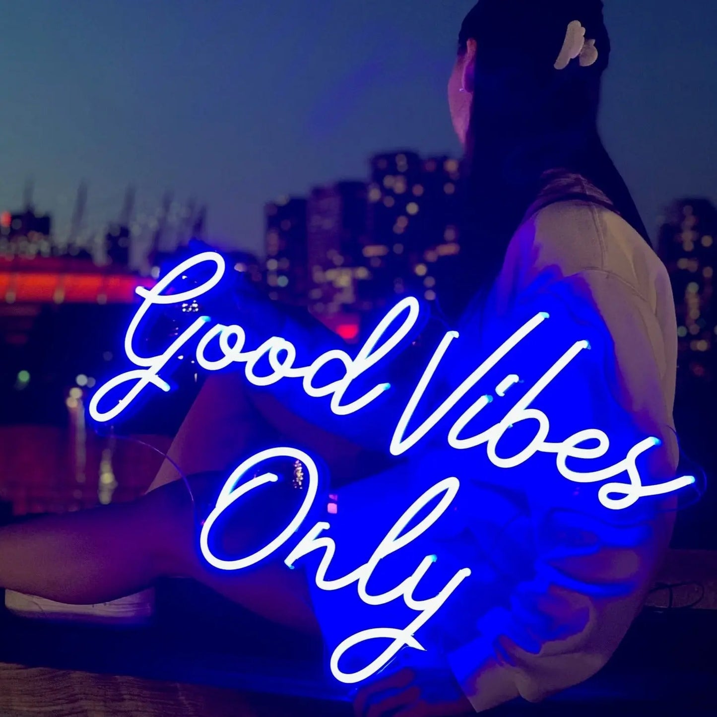 GOOD VIBES ONLY — LED NEON SIGN Nightglow Studio