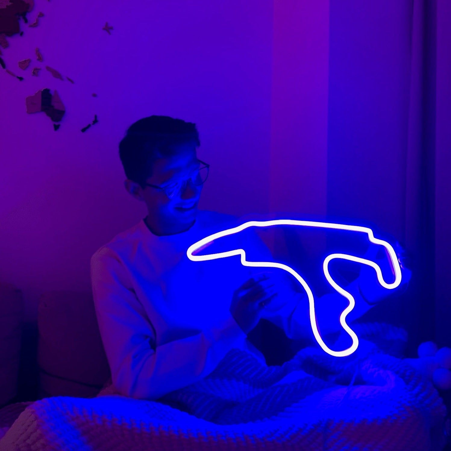 FORMULA 1 CIRCUIT LED NEON SIGN Nightglow Studio