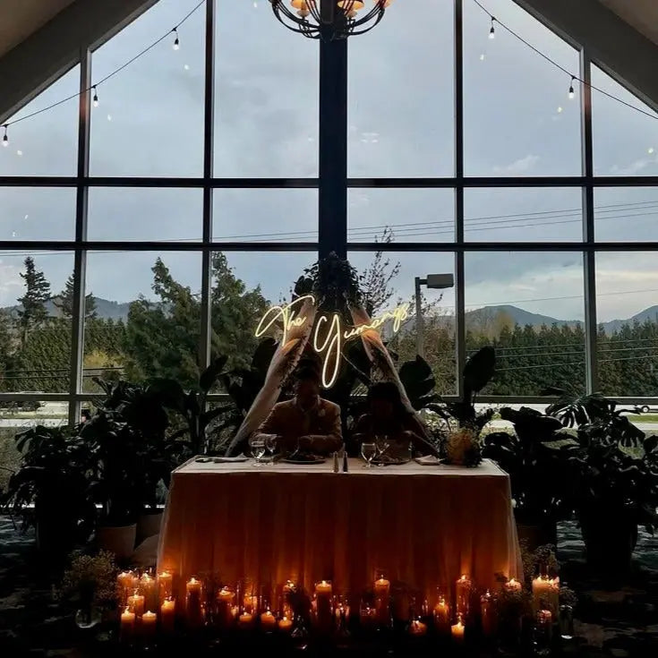 How to Hang a Neon Sign at Wedding Nightglow Studio