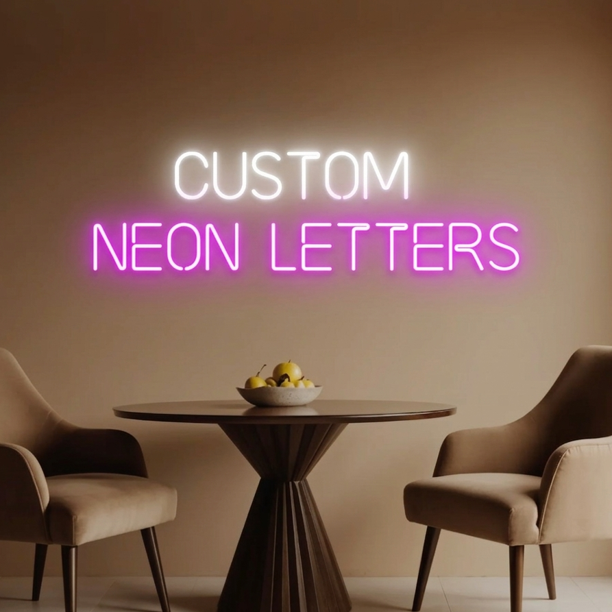 custom neon letters sign LED neon sign 