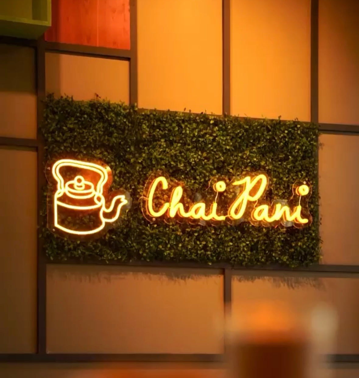 Chai Pani Indian food neon sign Toronto Brampton Richmond Hill Etobicoke Vaughan Scarborough Mississauga ON   