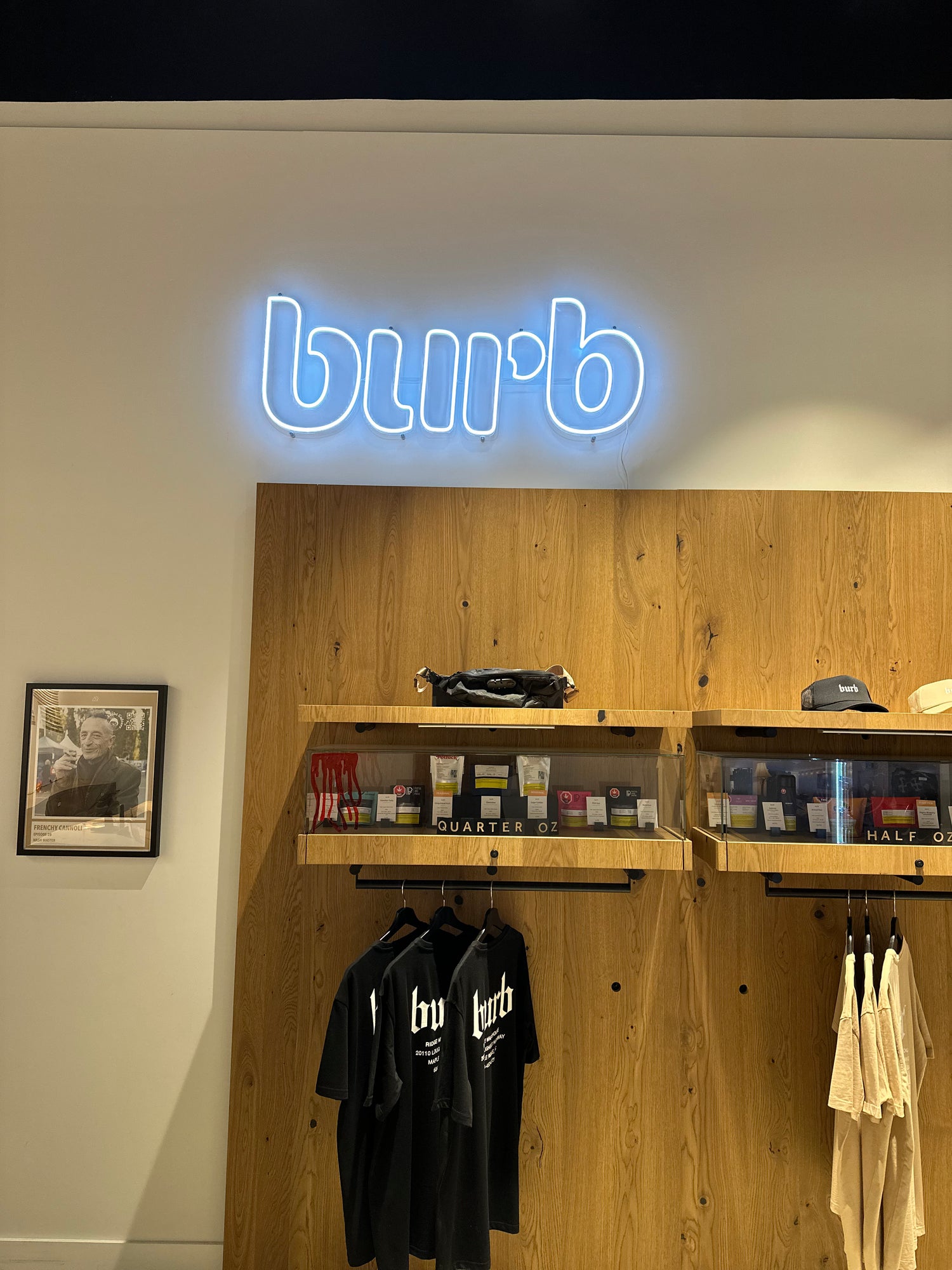 Burb logo custom neon sign