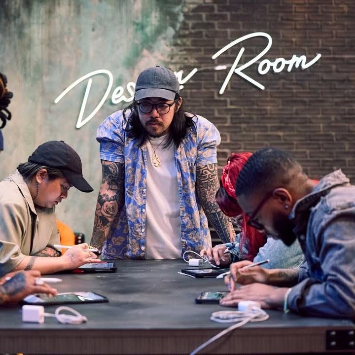 neon sign for Ink Master design room