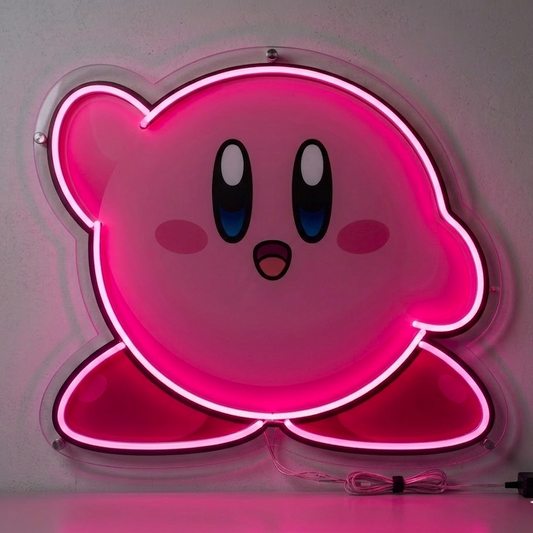 kirby pokemon neon sign kawaii anime home decor 