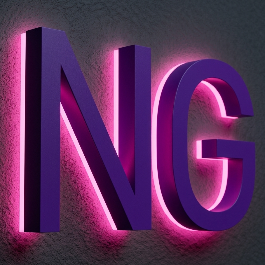 backlit 3D LED sign for business storefront 