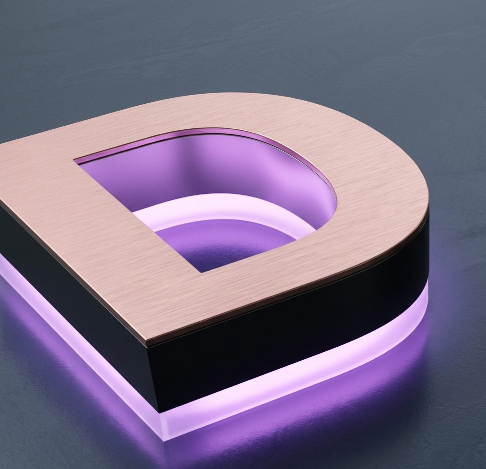 backlit 3d letter channel letter LED signage for business