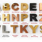 metallic backlit letters finish outdoor signs