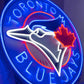 BLUE JAYS NEON SIGN | BASEBALL FAN LED SPORTS WALL LIGHT Nightglow Studio
