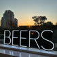 beer neon sign