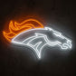 DENVER BRONCOS NEON SIGN | NFL FOOTBALL WALL LIGHT Nightglow Studio