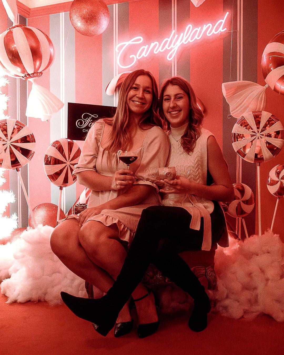 custom LED neon sign for trade show booth conference and corporate events christmas theme party