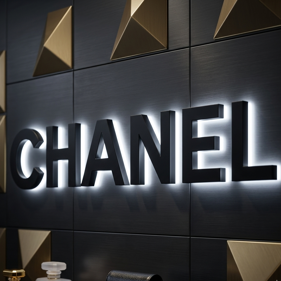 backlit 3d letter channel letter LED signage for business