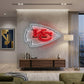 KANSAS CITY CHIEFS NEON SIGN | NFL FOOTBALL WALL LIGHT Nightglow Studio