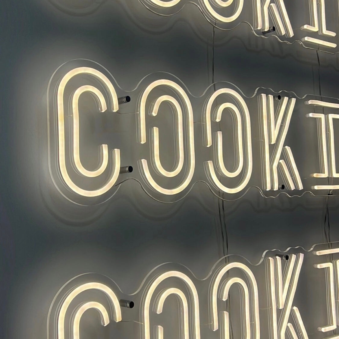 cookies neon sign