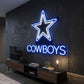 DALLAS COWBOYS NEON SIGN | NFL FOOTBALL WALL LIGHT Nightglow Studio