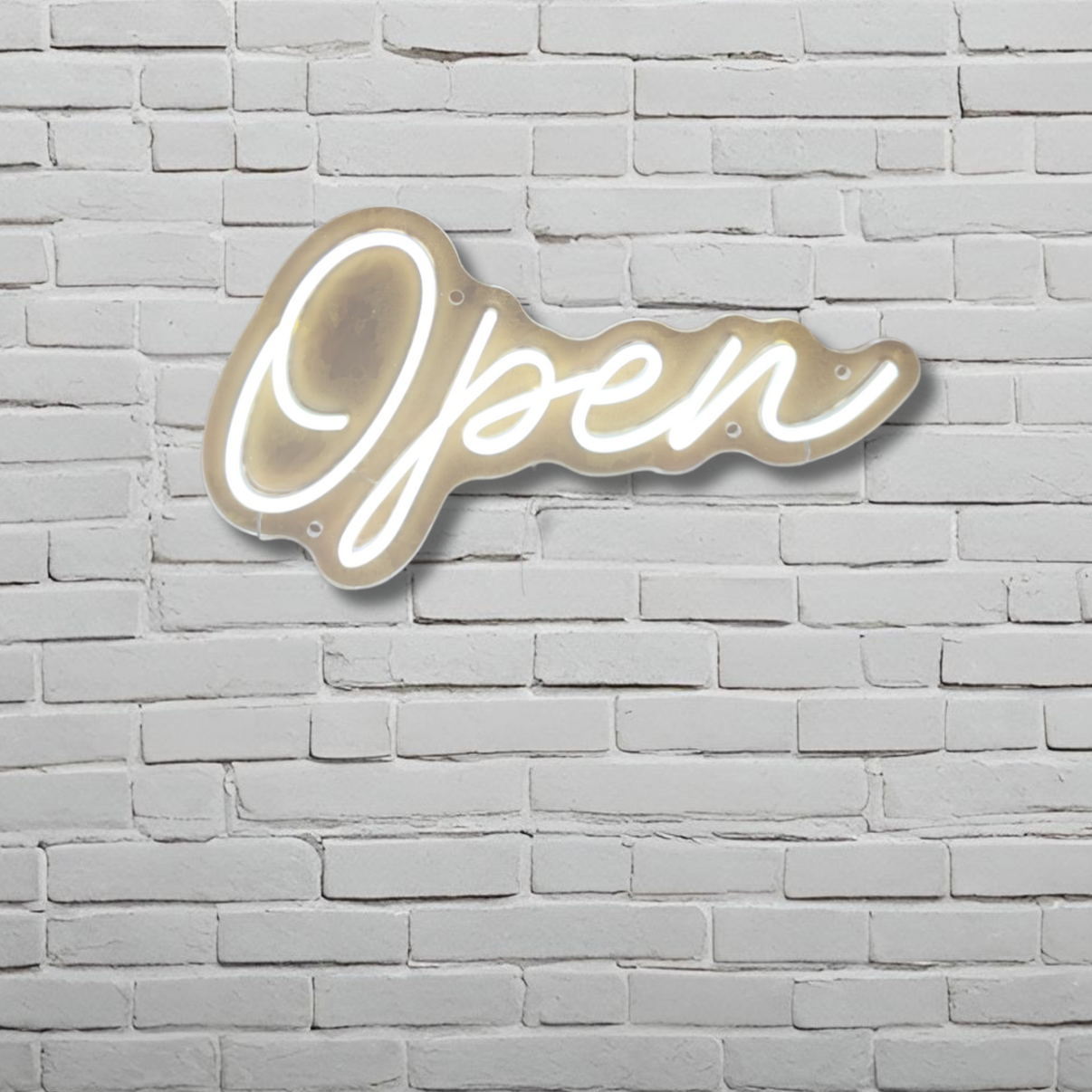 CURSIVE OPEN SIGN — LED NEON SIGN – Nightglow Studio