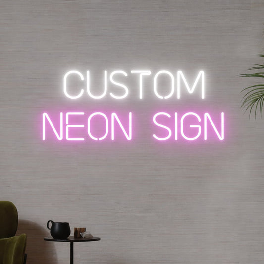 Custom LED neon sign for branding, offices, and commercial spaces designed and manufactured by Nightglow Studio