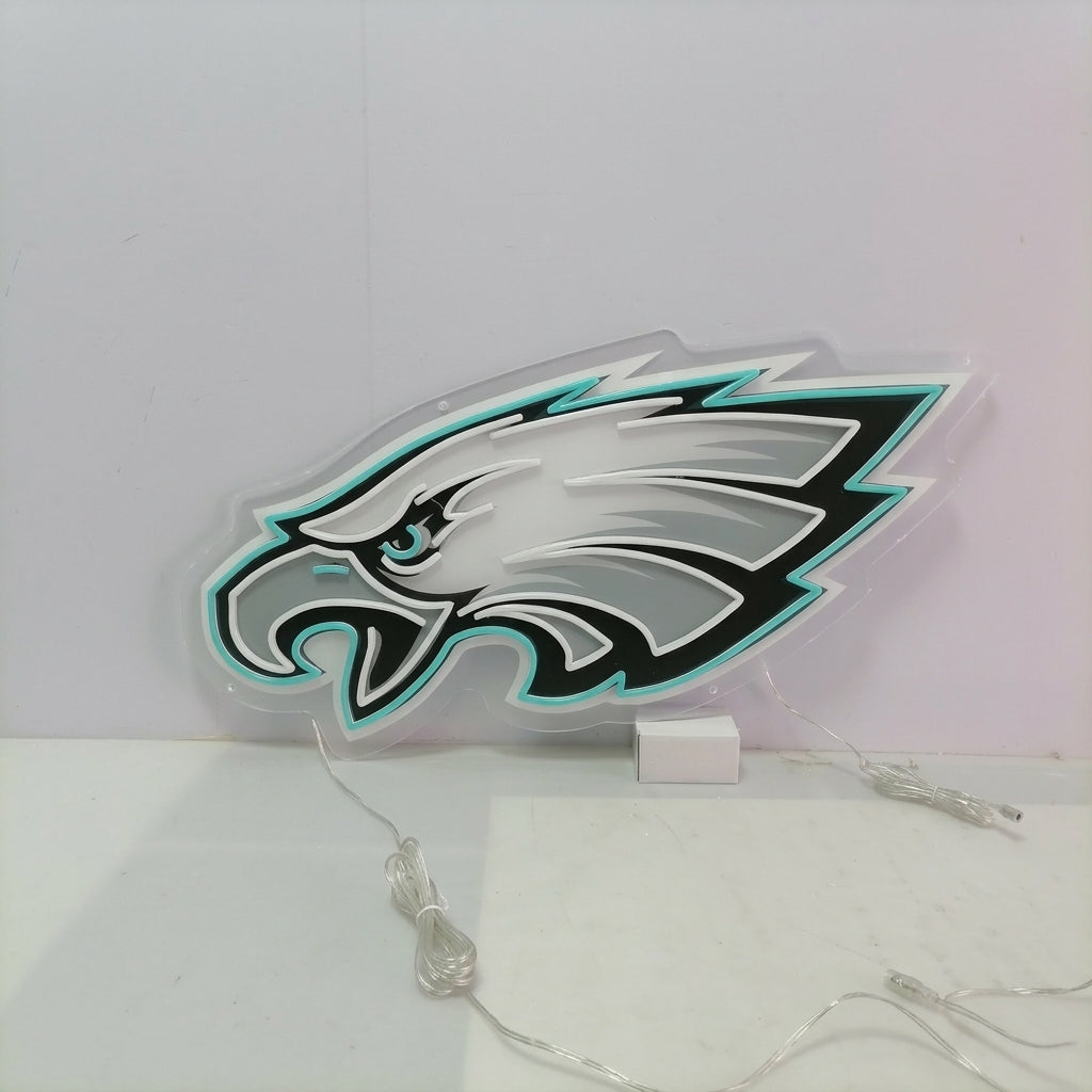 PHILADELPHIA EAGLES NEON SIGN | NFL FOOTBALL WALL LIGHT Nightglow Studio