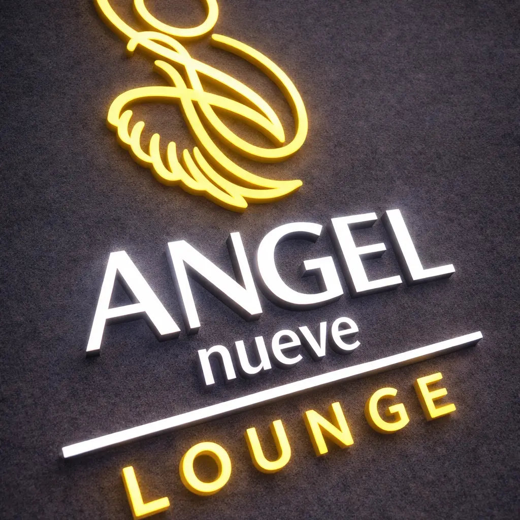business logo signage frontlit LED illuminated sign 
