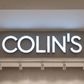 front lit business storefront signage 3D channel letters LED sign