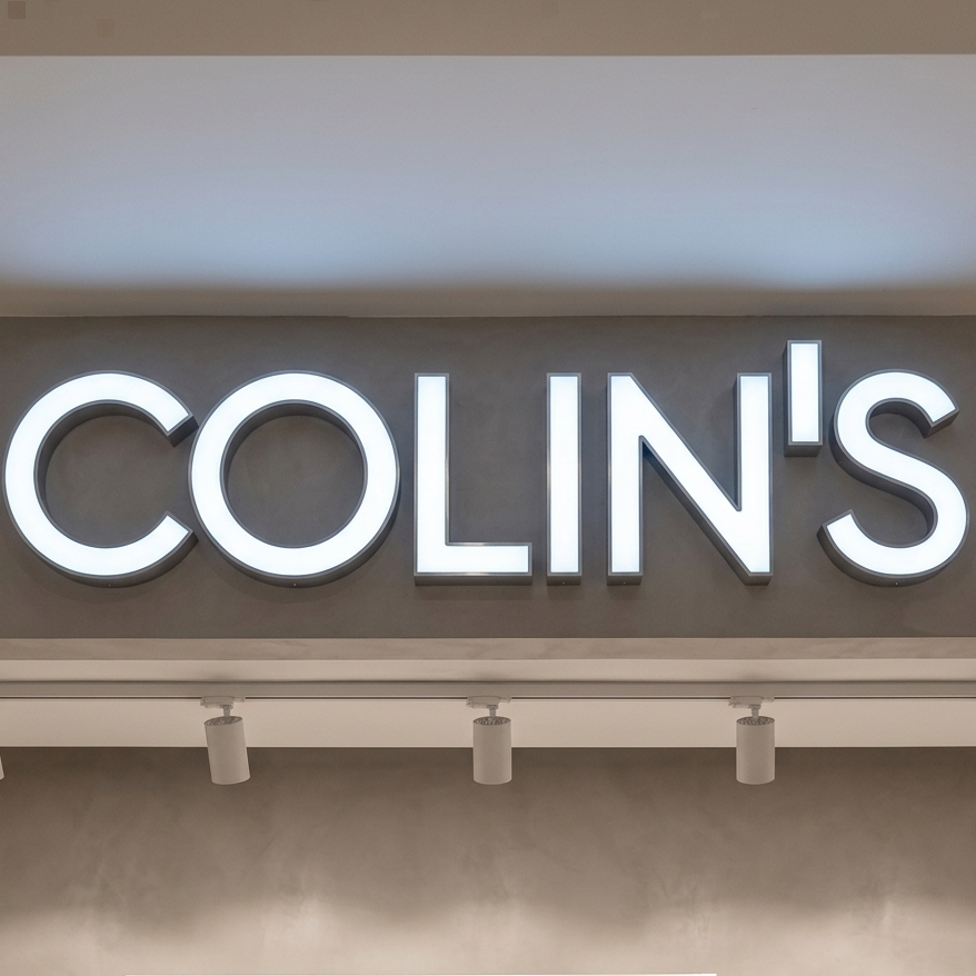 frontlit 3D LED illuminated channel letter signage for business