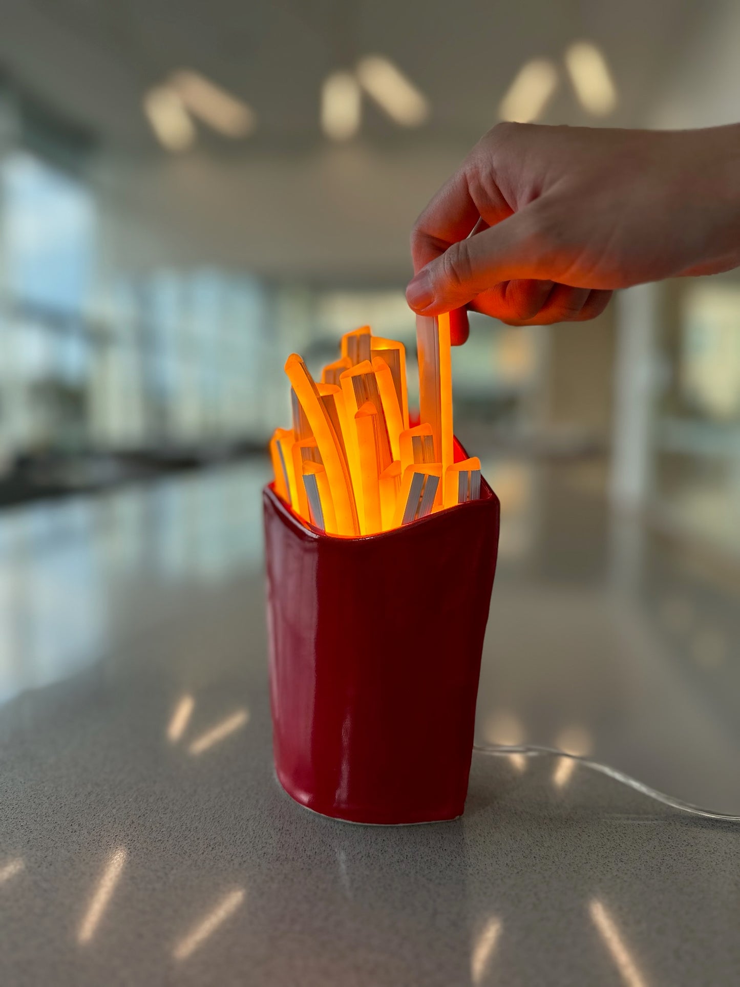 NEON FRIES SCULPTURES NIGHTGLOW ORIGINAL— LED NEON SIGN