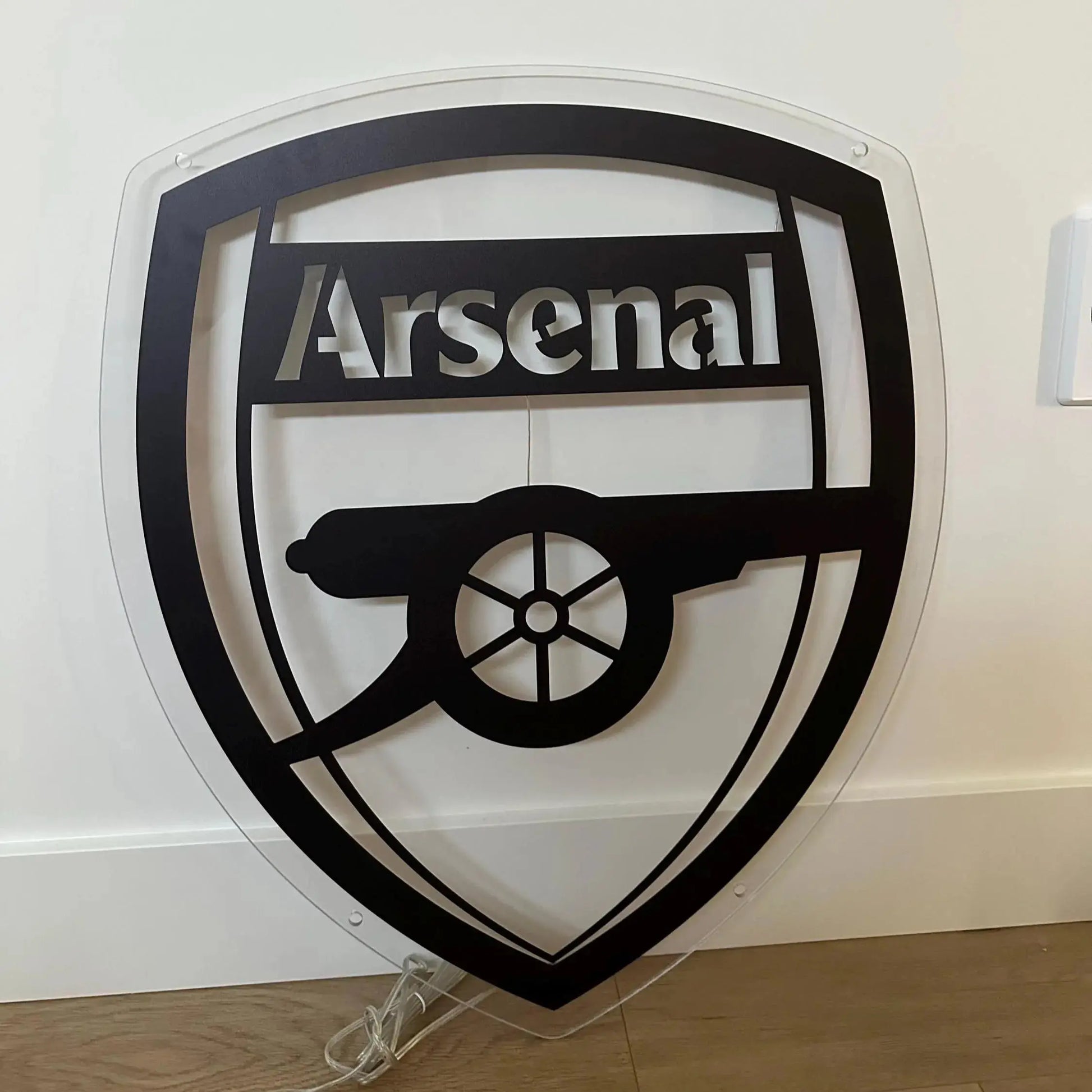 ARSENAL NEON SIGN | LED FOOTBALL CREST WALL LIGHT Nightglow Studio
