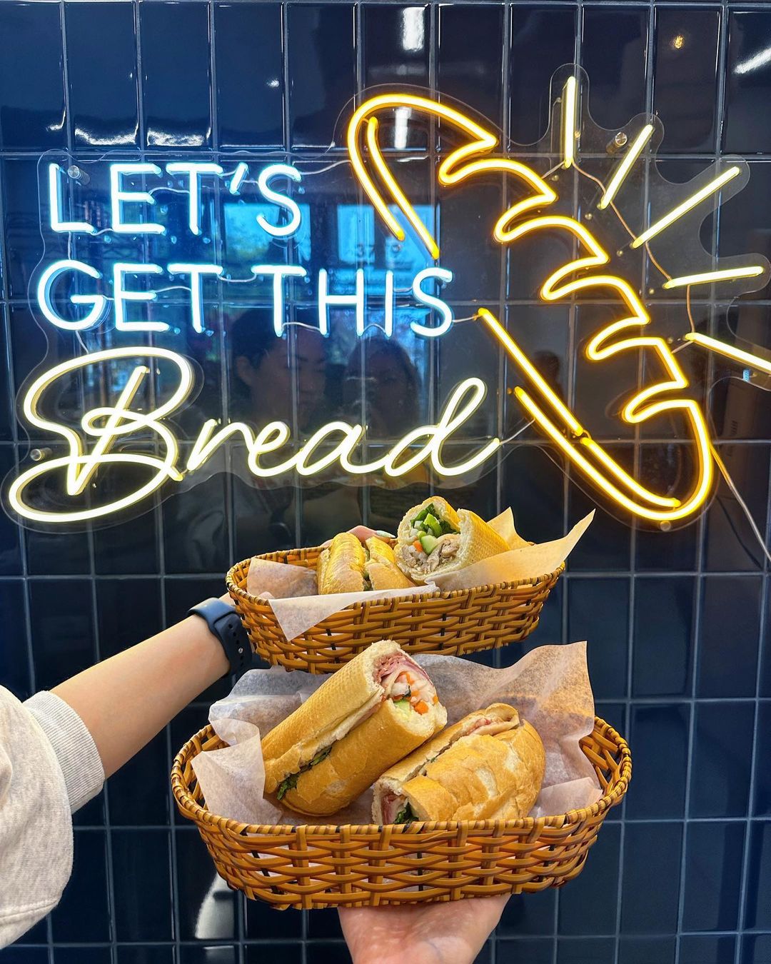 LET'S GET THIS BREAD — LED NEON SIGN