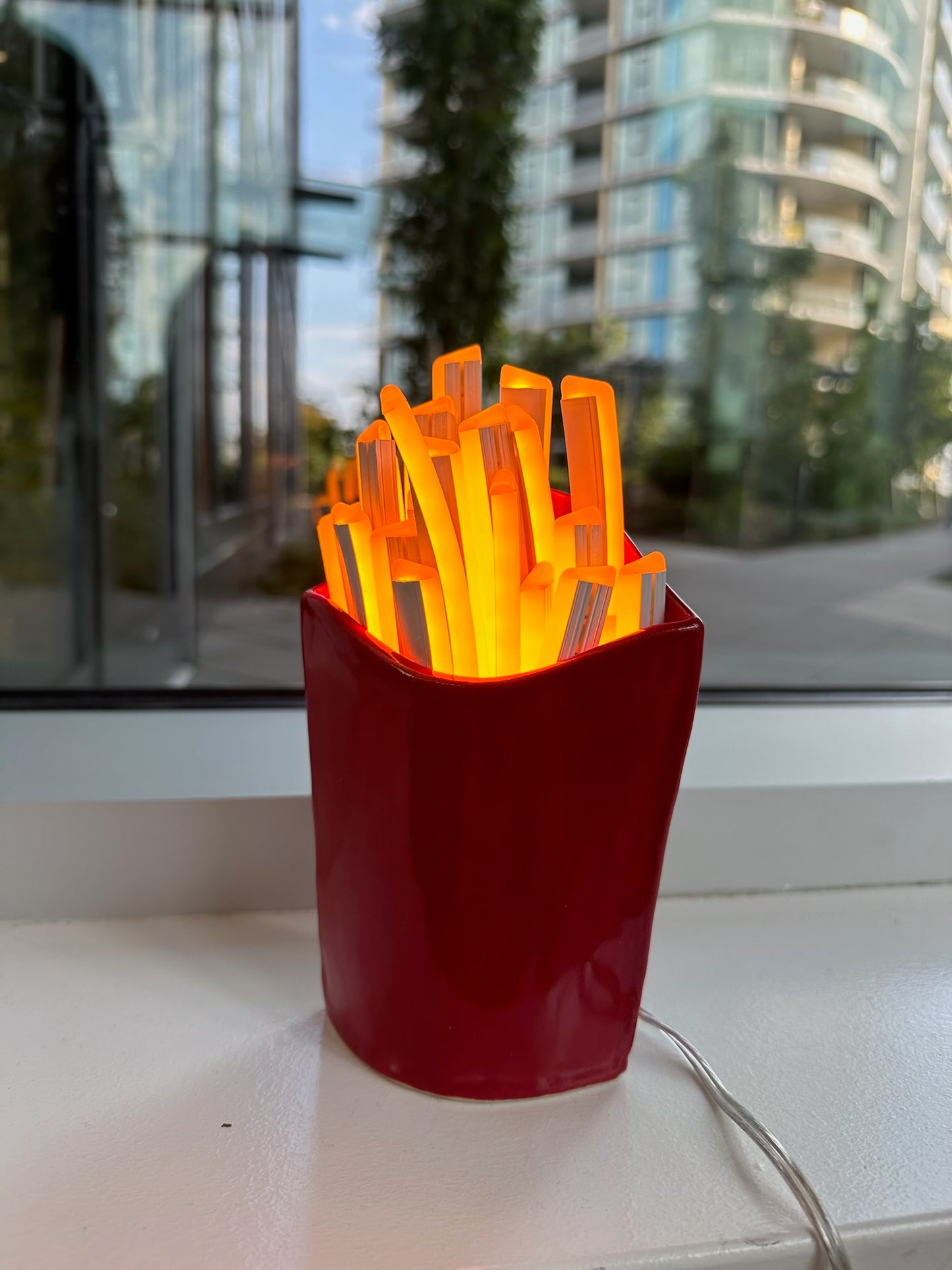 NEON FRIES SCULPTURES NIGHTGLOW ORIGINAL— LED NEON SIGN