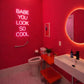 babe you look so cool pink neon sign for beauty salons