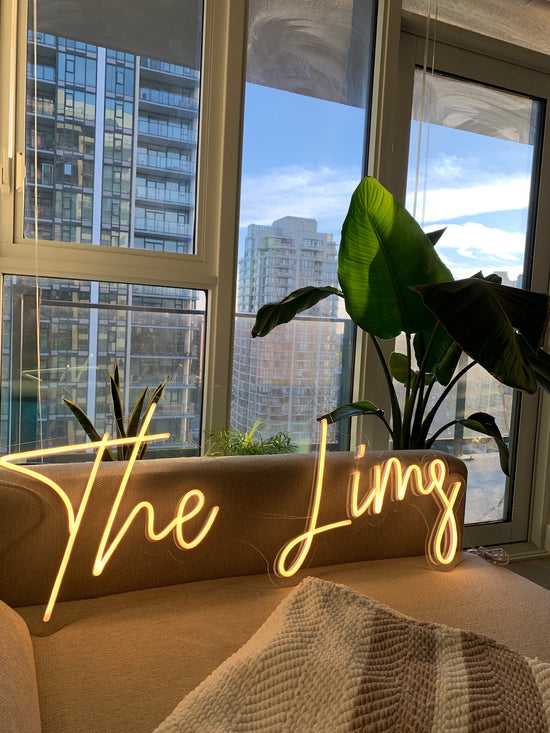 How to Hang a Neon Sign at Wedding Nightglow Studio