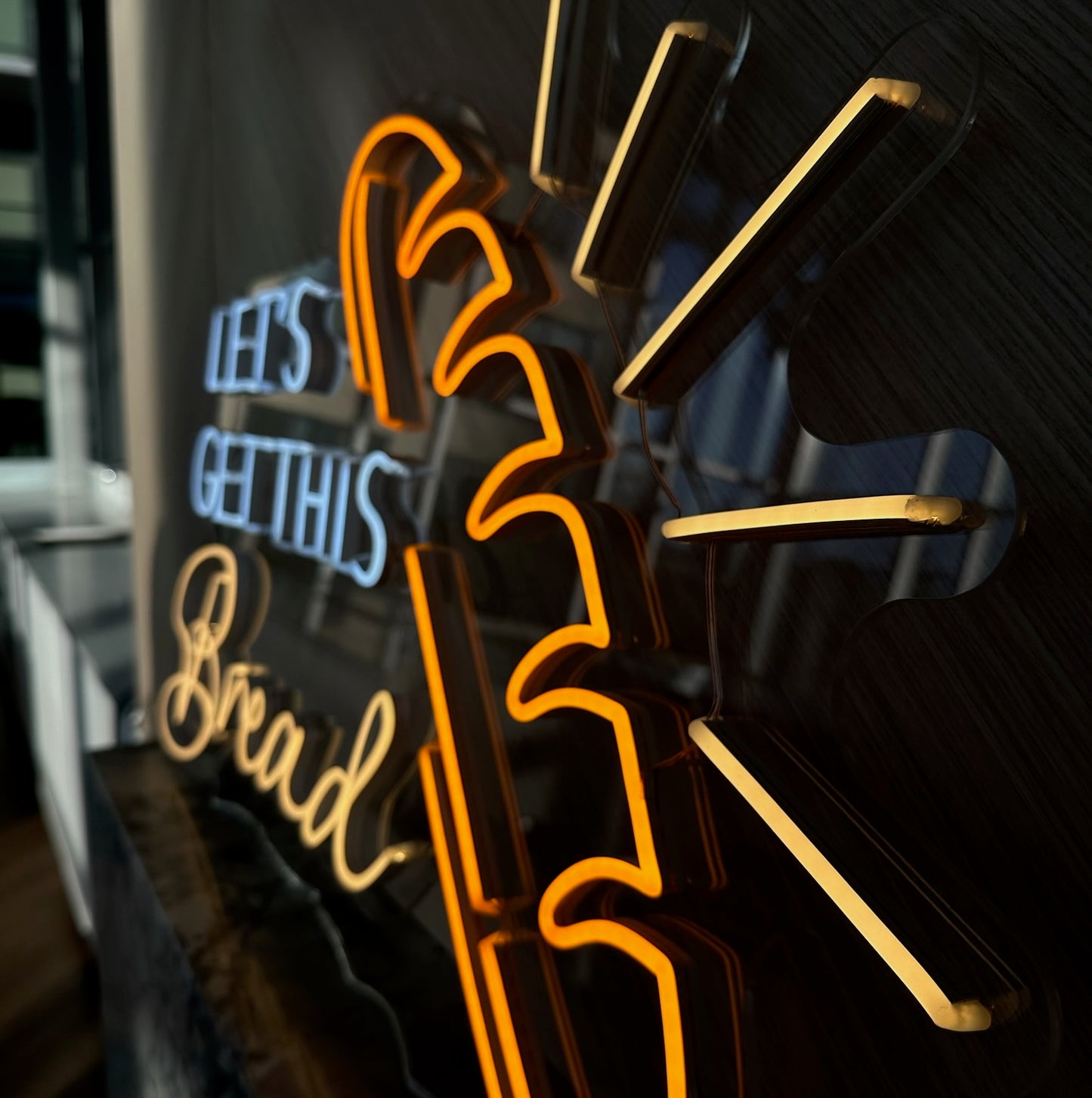 LET'S GET THIS BREAD — LED NEON SIGN