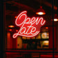 OPEN LATE SIGN — LED NEON SIGN