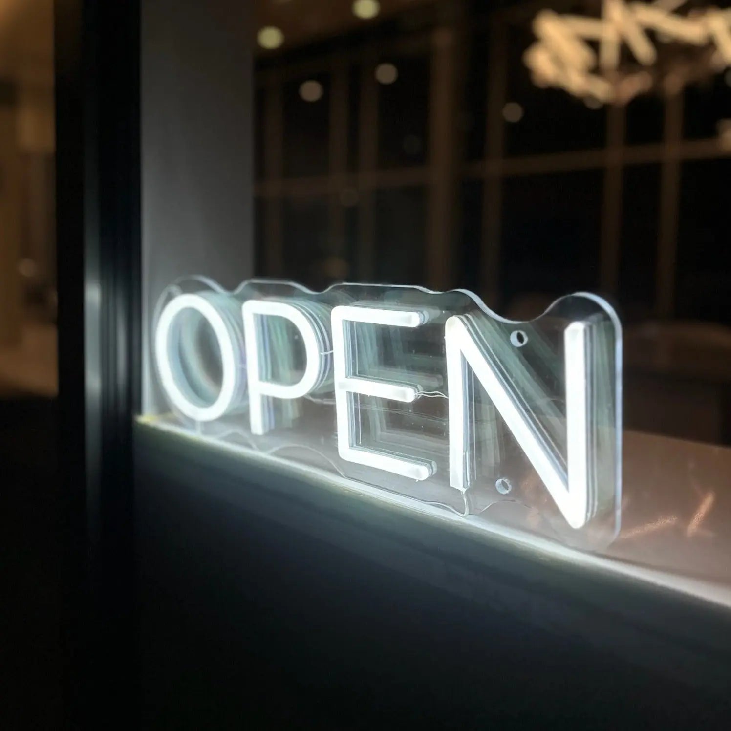 MODERN OPEN SIGN — LED NEON SIGN – Nightglow Studio