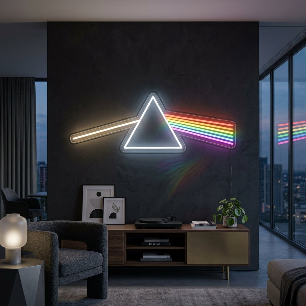 pink floyd dark side of the moon neon sign 