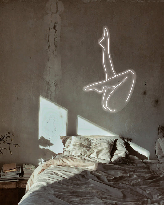 SEXY LEGS NEON SIGN | AESTHETIC BEDROOM WALL LIGHT