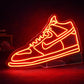 SNEAKER NEON SIGN | LED SNEAKER WALL LIGHT Nightglow Studio