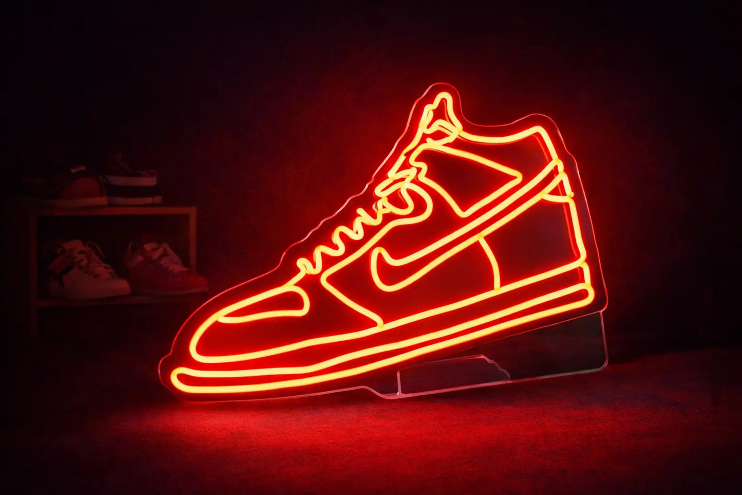 SNEAKER NEON SIGN | LED SNEAKER WALL LIGHT Nightglow Studio